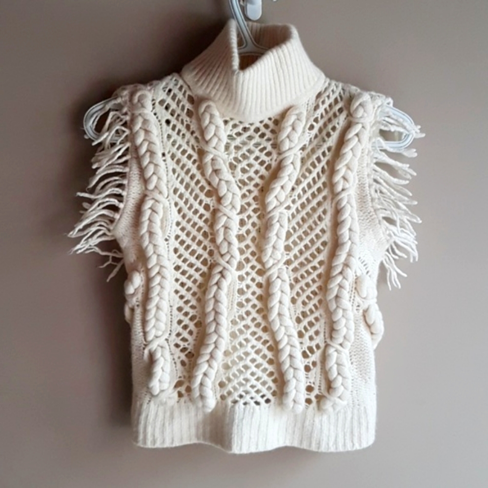 SASS & BIDE Mojo Kiko Sweater Vest SIZE XXS